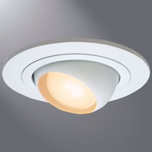 Cooper Lighting Solutions 998 Series 4 in Trims White Eyeball - White Baffle White