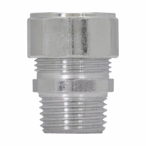 Eaton Crouse-Hinds CG Series Liquidtight Strain Relief Cord Connectors 1 in Steel 0.550 - 0.650 in