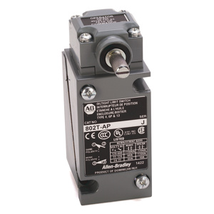 Rockwell Automation 802T Limit Switches Plug-In Oil Tight Limit Switch 2 Circuit Lever Type, Spring Return, Standard Operating Torque