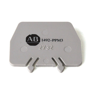 Rockwell Automation 1492-PP Terminal Block Partition Plates 1.57 in L x 0.08 in W x 1.20 in H Gray