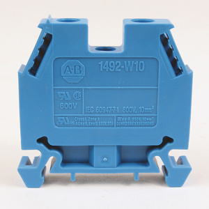 Rockwell Automation 1492-W10 W Space Saver Series IEC Style Feed-thru Terminal Blocks Screw Terminal 22 - 8 AWG
