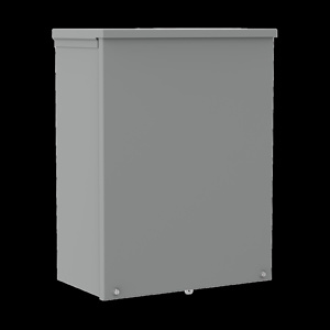 nVent HOFFMAN Wall Mount Screw Cover Weatherproof Junction Boxes 24 x 18 x 8 in With Knockouts Gray NEMA 3R