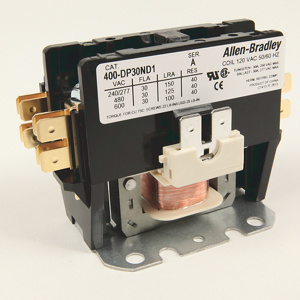 Rockwell Automation 400-DP Definite Purpose Contactors 30 A 120 V