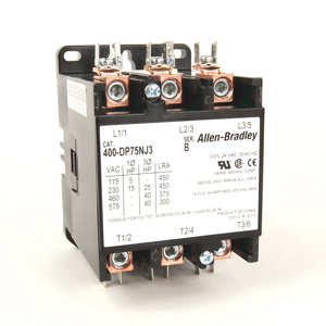 Rockwell Automation 400-DP Definite Purpose Contactors 75 A 120 V