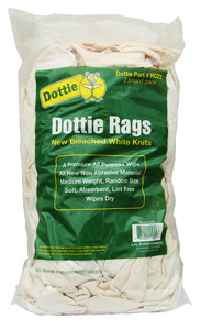 Dottie Wiping Rags Bag White