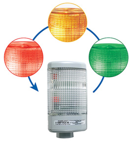 Edwards Company 108 Series Multi-Status Audible & Visual Signals NEMA 3R/4X Amber/Blue/Red