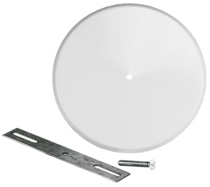 Dottie Topjob® CP Series Canopy Cover Plates Blank Steel White