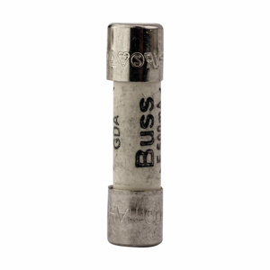 Eaton Bussmann GDA Series Fast Acting Fuses 500 mA 250 VAC Ceramic 1.5 kA