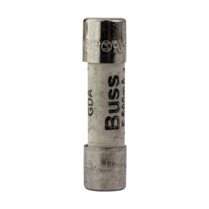Eaton Bussmann GDA Series Fast Acting Fuses 630 mA 250 VAC Ceramic 1.5 kA