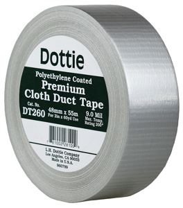 Dottie Industrial Grade Duct Tape 60 yd x 2 in 9 mil Silver
