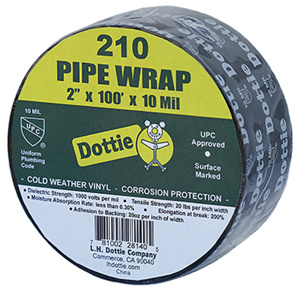 Dottie Pipe Wraps ( PVC ) 100 ft