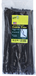 Dottie Cable Ties Locking 14-9/16 in Plenum Rated Black Weather-resistant