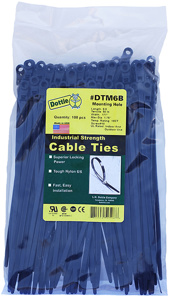 Dottie Cable Ties Mounting Hole Plenum Rated Locking 8 in
