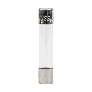 Eaton Bussmann AGC Series Fast Acting Fuses 1/8 A 250 V Glass 0.035/10 kA
