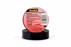 3M 2242 Series Linerless Rubber Electrical Tape 3/4 in x 15 ft 30 mil Black
