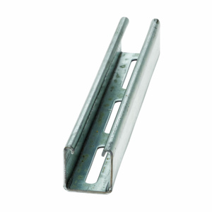 Eaton Cooper B-Line B22S Series Slotted Strut Channels 1-5/8" x 1-5/8" Single, Slotted Pre-galvanized