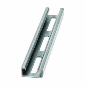 Eaton B-Line B52S Series Slotted Strut Channels 13/16" x 1-5/8" Single, Slotted Pre-galvanized