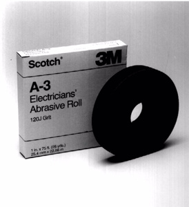 3M Scotch® Series A-3 Electrician's Abrasive Rolls 1 in 75 ft