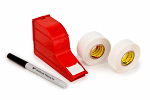 3M Write-on Dispensers and Rolls Plastic White