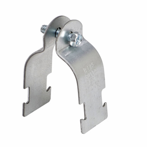 Eaton Cooper B-Line B2000 Series Thin Wall EMT Conduit Clamps 1/2 in Strut Strap Steel Zinc-plated