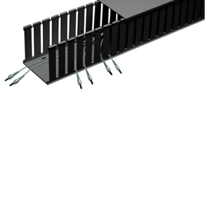 Panduit Type E Series Wiring Duct 6 ft Black 2.17 in