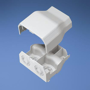 Panduit Pan-Way® T-<em class="search-results-highlight">70</em> Raceway Entrance End Fittings Off-white PVC Screw