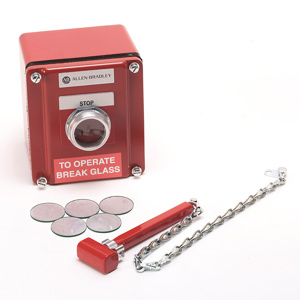 Rockwell Automation Non-pendant Break Glass Push Button Stations