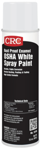 CRC Rust Proof Enamel Spray Paint-OSHA White White 20 oz Aerosol