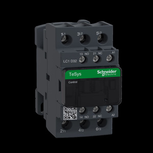 Square D LC1D TeSys Deca Series IEC Contactors 32 A 3 Pole 220 VAC