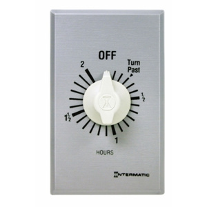 Intermatic FF Series Timer Switch Springwound 20 A Resistive/7 A Incandescent Silver