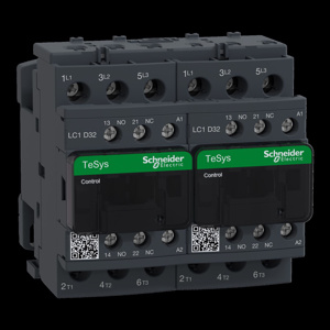 Square D LC2D TeSys Deca Series IEC Contactors 32 A 3 Pole 110 VAC