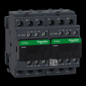 Square D LC2D TeSys Deca Series IEC Contactors 32 A 3 Pole 120 VAC