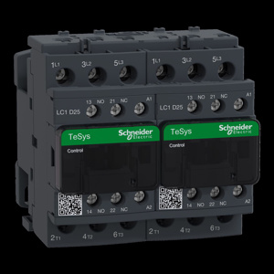 Square D LC2D TeSys Deca Series IEC Contactors 25 A 3 Pole 110 VAC