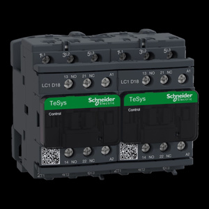Square D LC2D TeSys Deca Series IEC Contactors 18 A 3 Pole 24 VAC