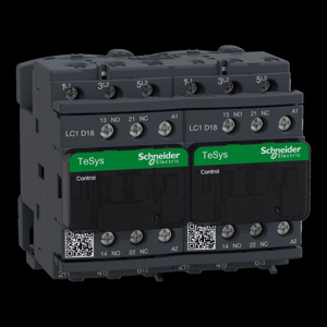 Square D LC2D TeSys Deca Series IEC Contactors 18 A 3 Pole 110 VAC