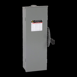 Square D DTU3-RB Series Non-fused Three Phase Double Throw Disconnects 100 A NEMA 3R 600 V