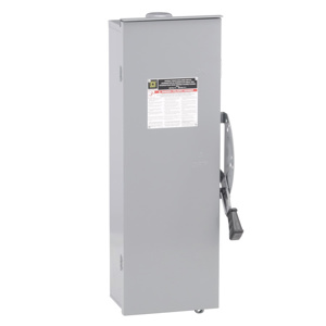 Square D DTU2-RB Series Non-fused Single Phase Double Throw Disconnects 100 A NEMA 3R 240 VAC, 250 VDC