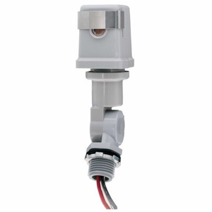 Intermatic K4200 Series Photocontrols 1/2 in Threaded Knuckle 180 Degree Swivel Gray