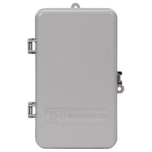 Intermatic Wall Mount Hinged Cover Weatherproof Enclosures Industrial Grade Plastic 10 x 6 x 4 in NEMA 3R