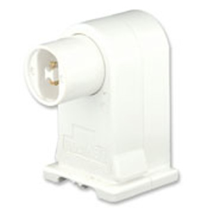 Leviton 13556 Series High Output Plunger Lampholders Fluorescent Recessed Double Contact White<multisep/>White