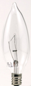 Sylvania Décor Double Life Blunt Tip Ecologic® Series Incandescent Decorative Candle Lamps B10 40 W Candelabra (E12)