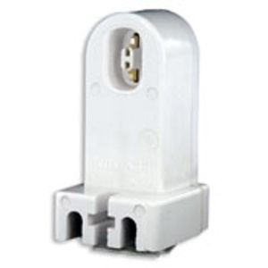 Leviton 493 Series Lampholders Stationary Lampholders Fluorescent Recessed Double Contact White
