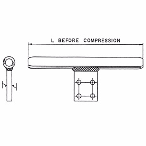 AFL Quick Compress® Open Run T-taps 9 in 556.5 - 650 kcmil