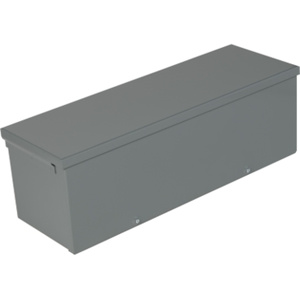 Square D N3R Screw Cover Steel Wire Troughs 8 x 8 x 24 in Without Knockouts