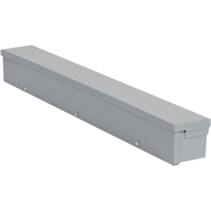 Square D N3R Screw Cover Steel Wire Troughs 4 x 4 x 36 in Without Knockouts