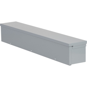 Square D N3R Screw Cover Steel Wire Troughs 6 x 6 x 36 in Without Knockouts