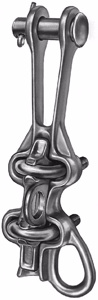 Hubbell Power Bolted Straight Line Clamps Bronze Clevis