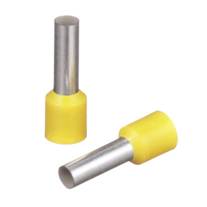 Panduit Insulated Ferrules 10 AWG Yellow Polypropylene (PP)