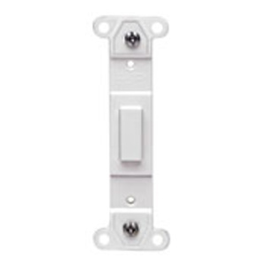 Leviton 80700 Decora® Series Wallplate Inserts Toggle Blank Ivory Plastic