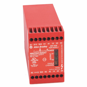 Rockwell Automation Guardmaster® Single Functioning Monitoring Safety Relays